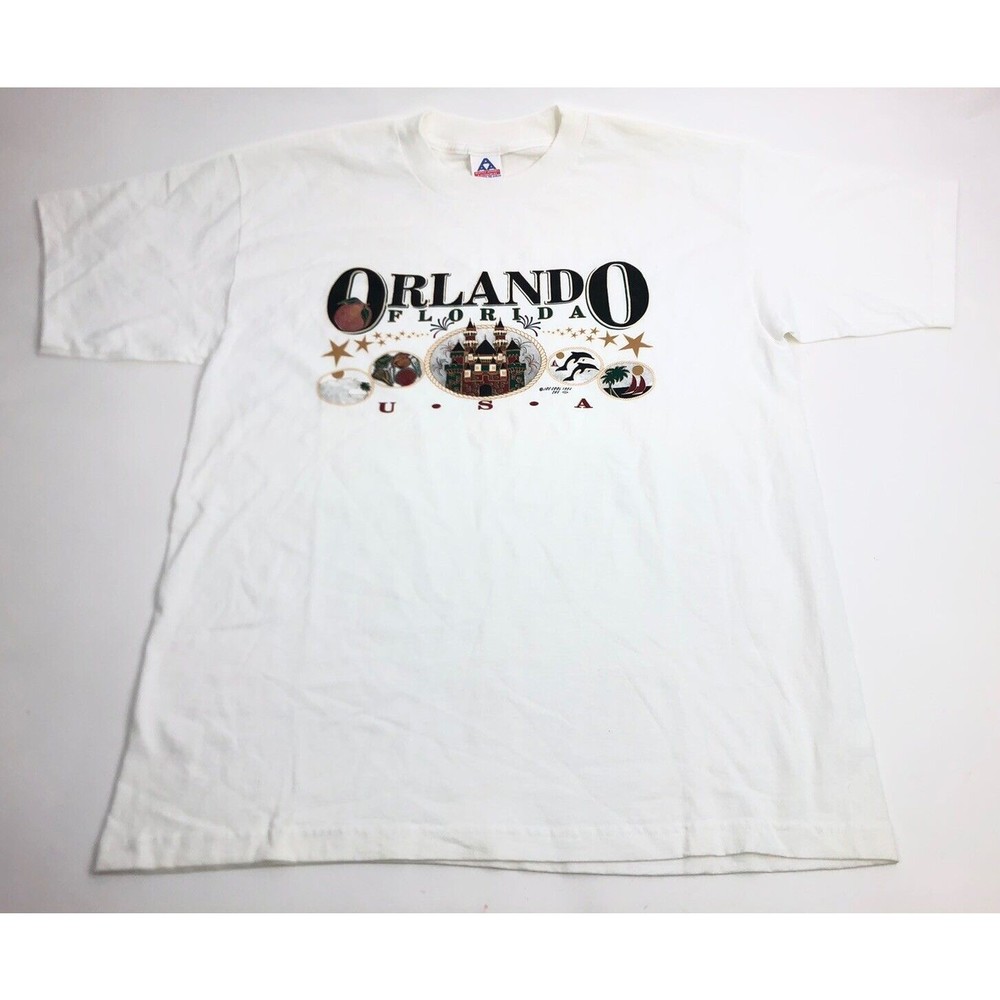 💰Bundle 3/$30 VINTAGE Joe Cool 1994 Orlando Fla Single Stitch TShirt White XL